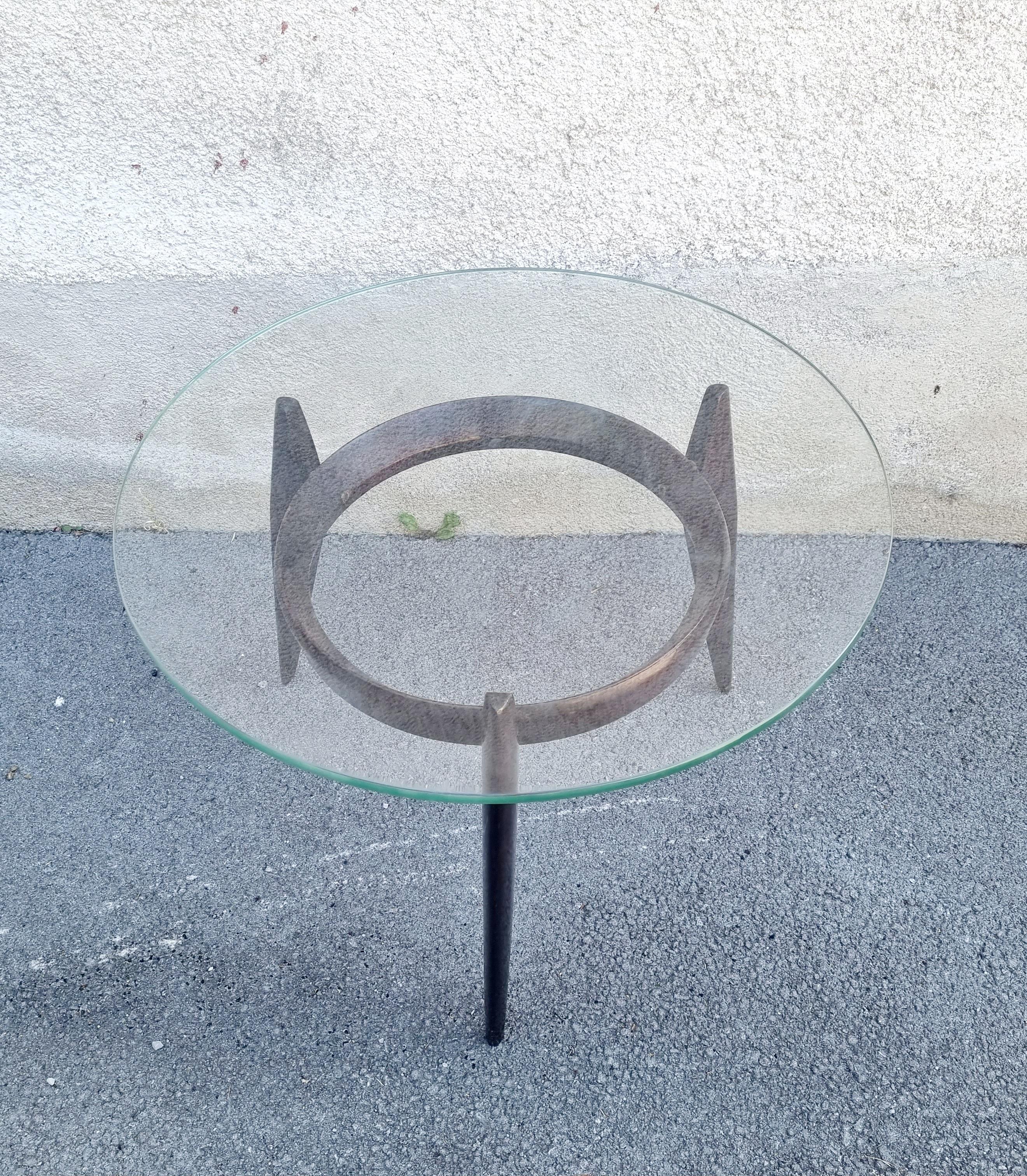 Rare Italian Low Table by Ico Parisi for Brugnoli Mobili Cantu, 60s For Sale 2