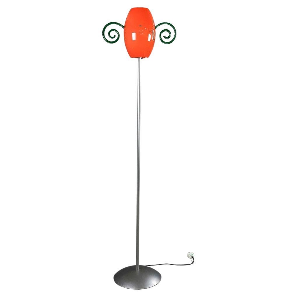 Rare Italian Mid Century Barovier & Toso Large Murano Floor Lamp en vente