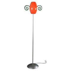 Rare Italian Mid Century Barovier & Toso Large Murano Floor Lamp