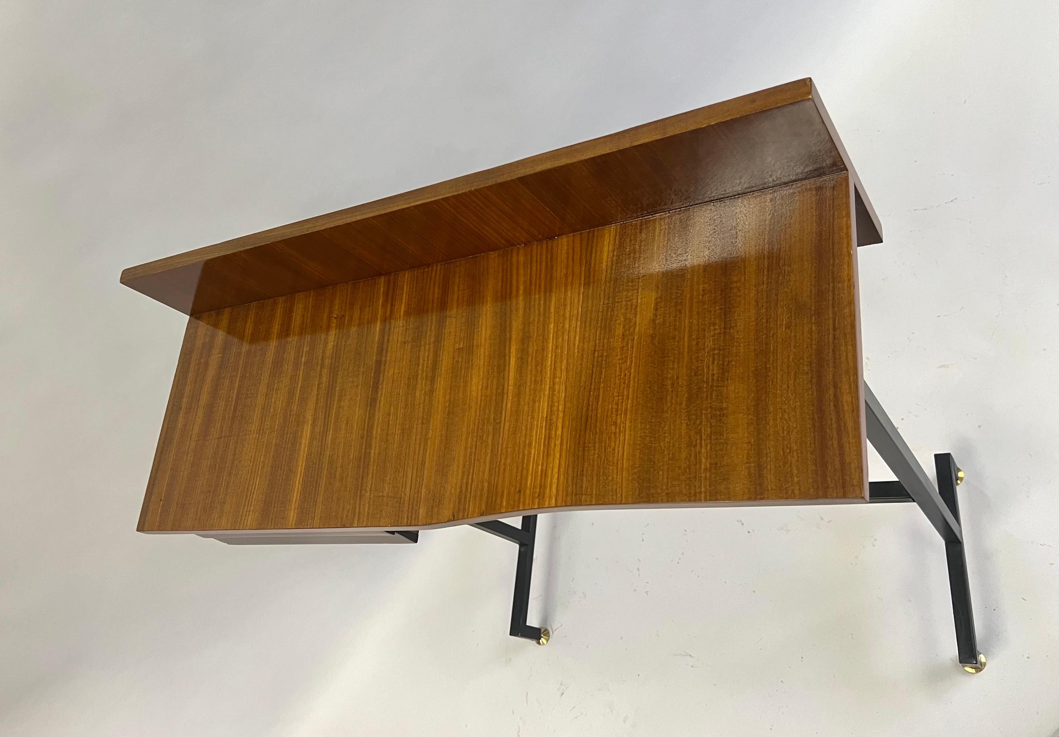 Rara consolle/scrivania italiana del Mid-Century Modern di Ico Parisi. in vendita 3