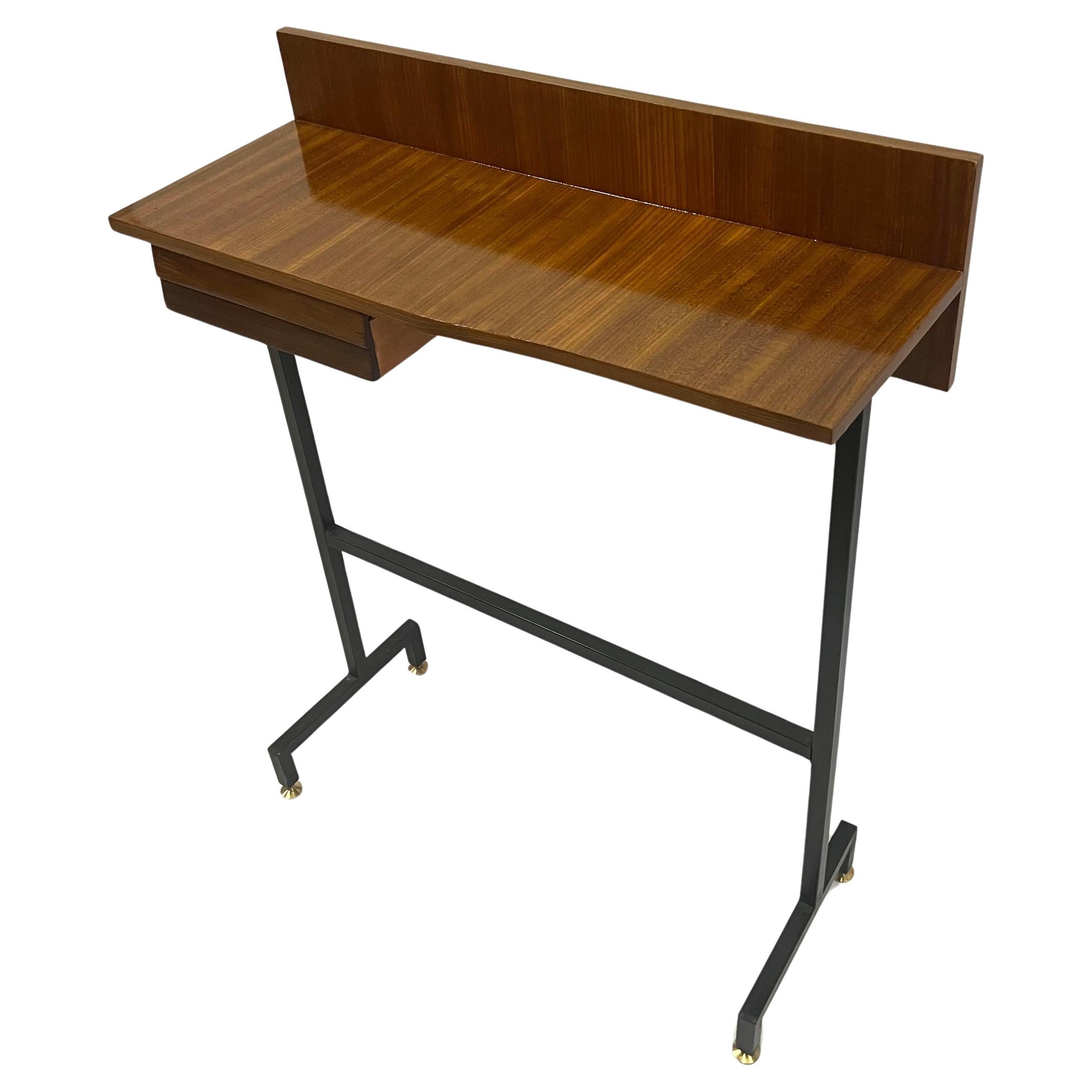 Rara consolle/scrivania italiana del Mid-Century Modern di Ico Parisi. in vendita