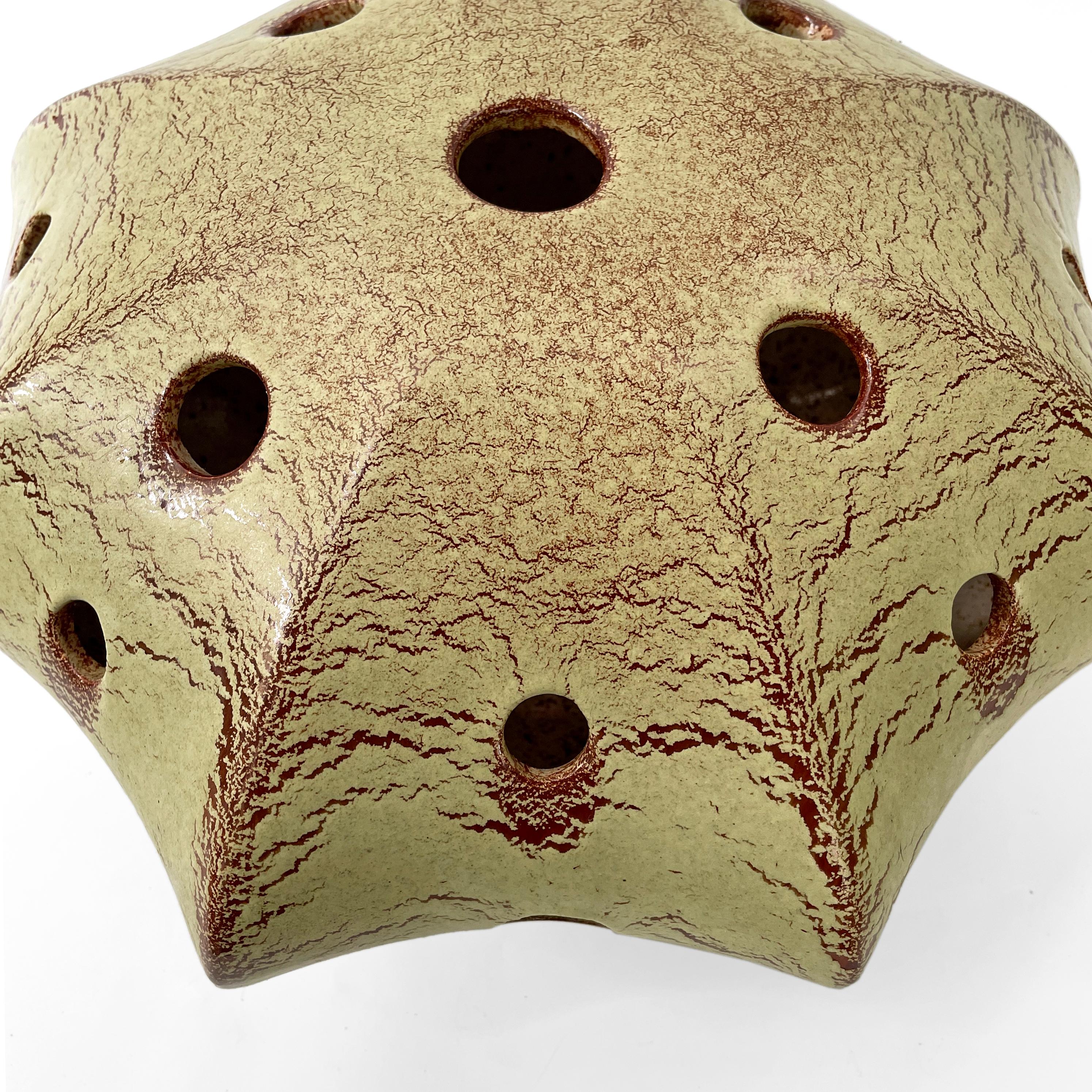 Mid-20th Century Rare Italian Mid Century Octagonal Bertoncello Rigon Table Lamp Vintage 1960s For Sale