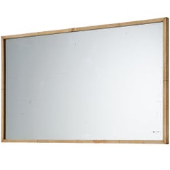 Rare Italian Mirror by Valzania in Parchment