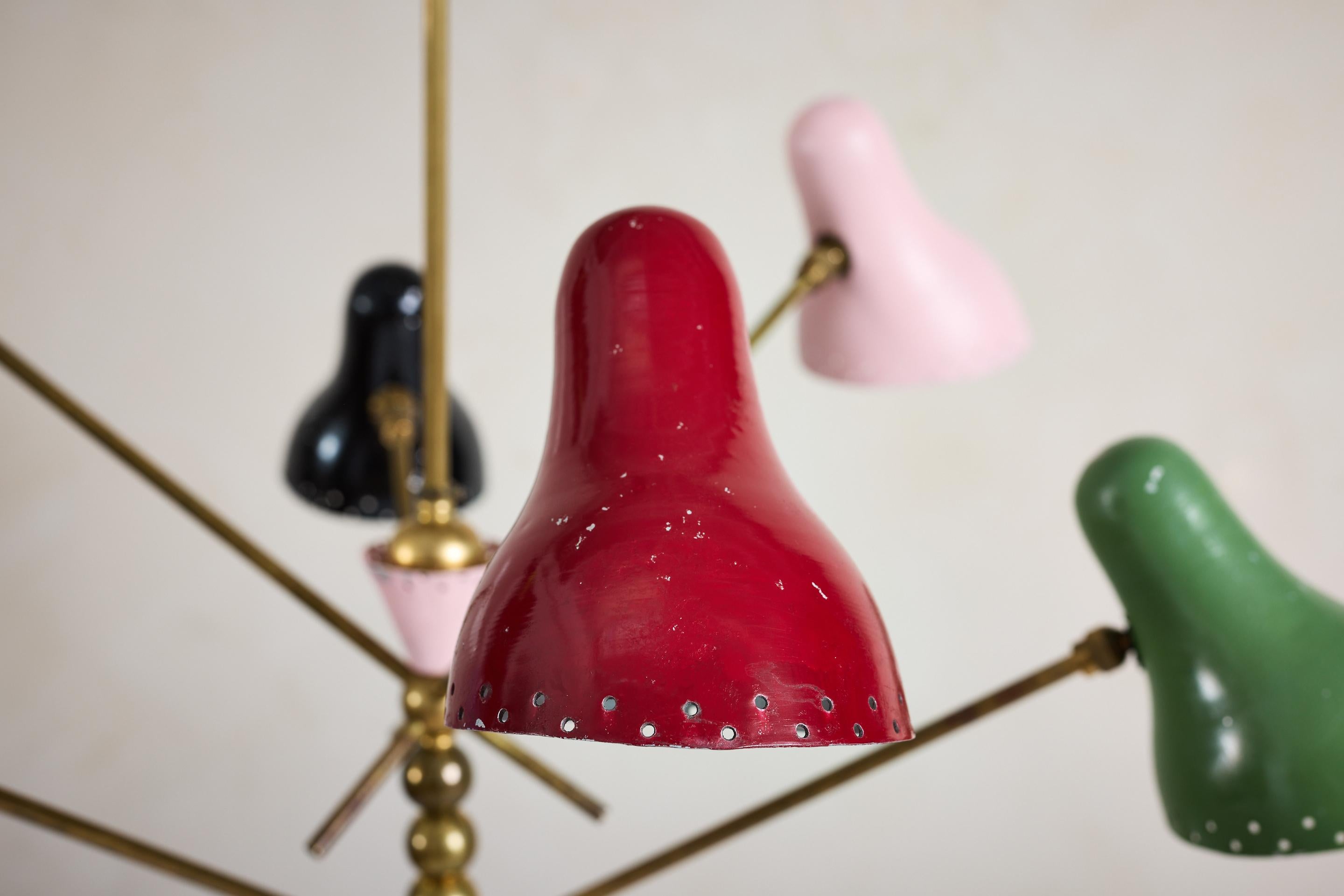 Ottone Raro ciondolo italiano multicolore in vendita