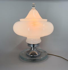 Rare Italian Murano Glass Table Lamp by Carlo Nason for Mazzega, 1970's