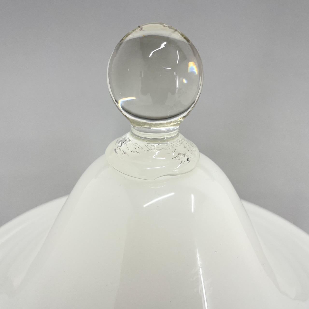 Rare Italian Murano Glass Table Lamp by Carlo Nason for Mazzega, 1970's In Good Condition For Sale In Praha, CZ