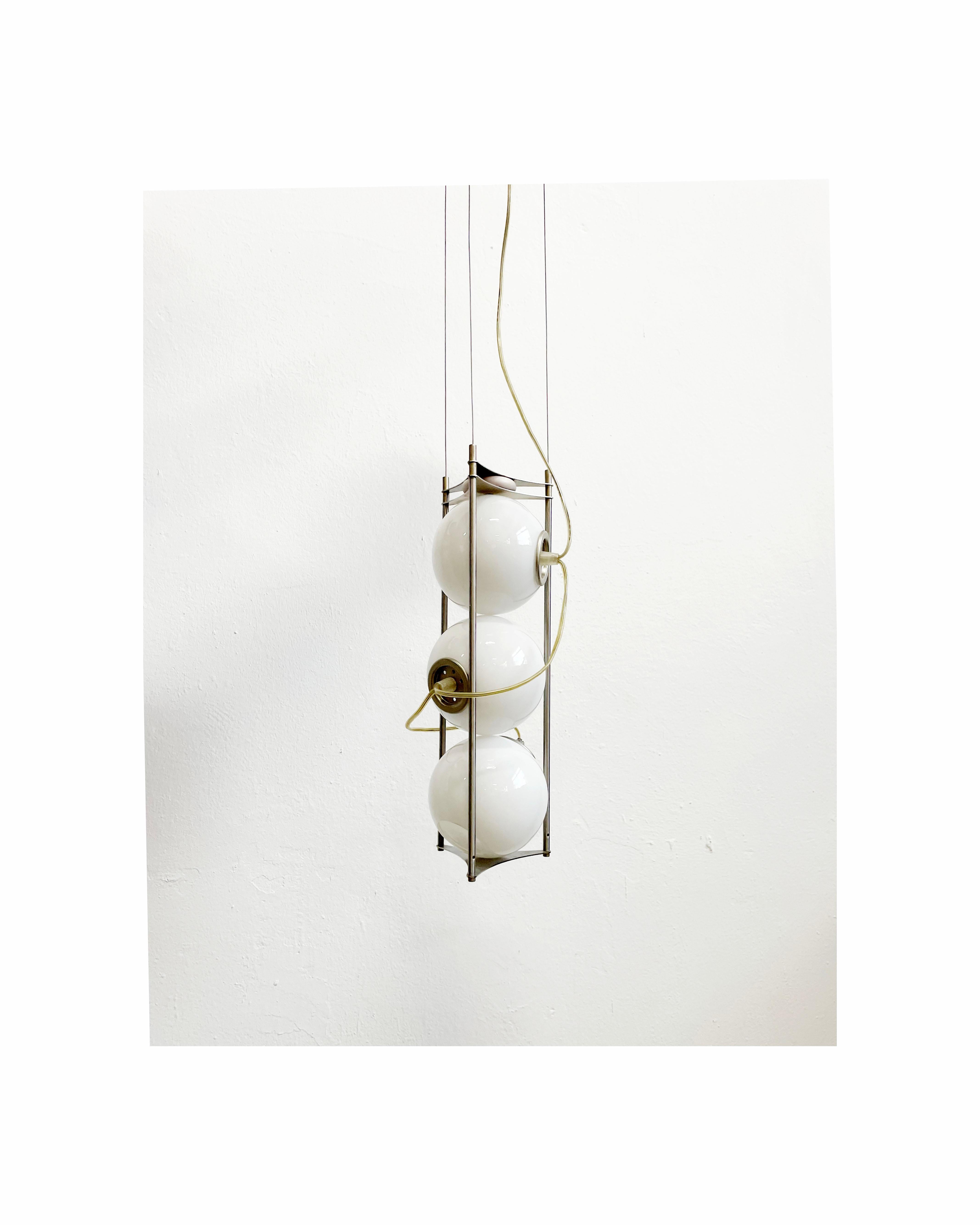 20th Century Rare Italian Suspended Light Produced by Aureliano Toso, Murano Glass, c 1990s For Sale