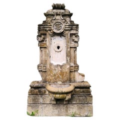 RARE FOUNTAIN italienne du début des années 1900 en calcaire