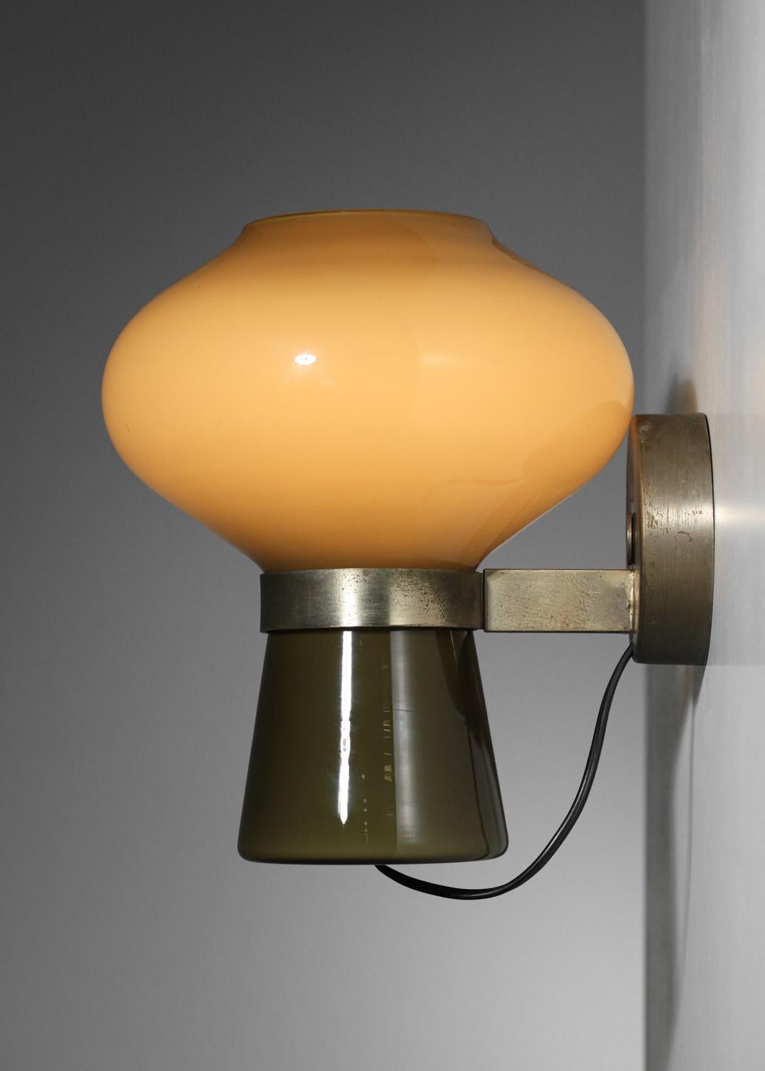 raro aplique italiano de massimo vignelli para venini 1954 Model 4040 en Bueno estado para la venta en Ternay, Auvergne-Rhône-Alpes