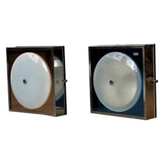 Lampes murales italiennes rares de Lupi, années 1970, Italie