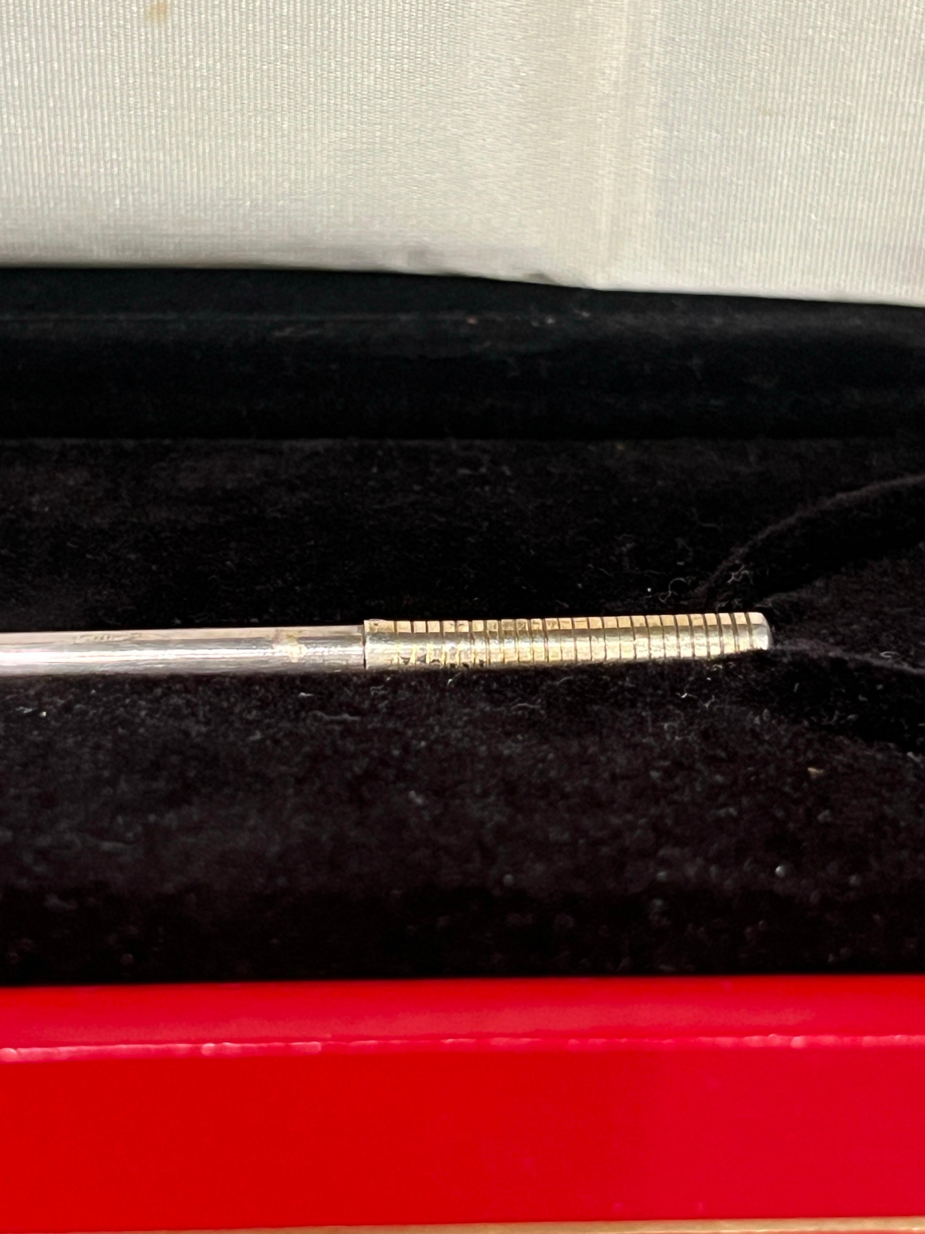 Raro Shakers da golf in oro 14K e argento sterling di Cartier del 1970 In condizioni ottime in vendita a Tarzana, CA