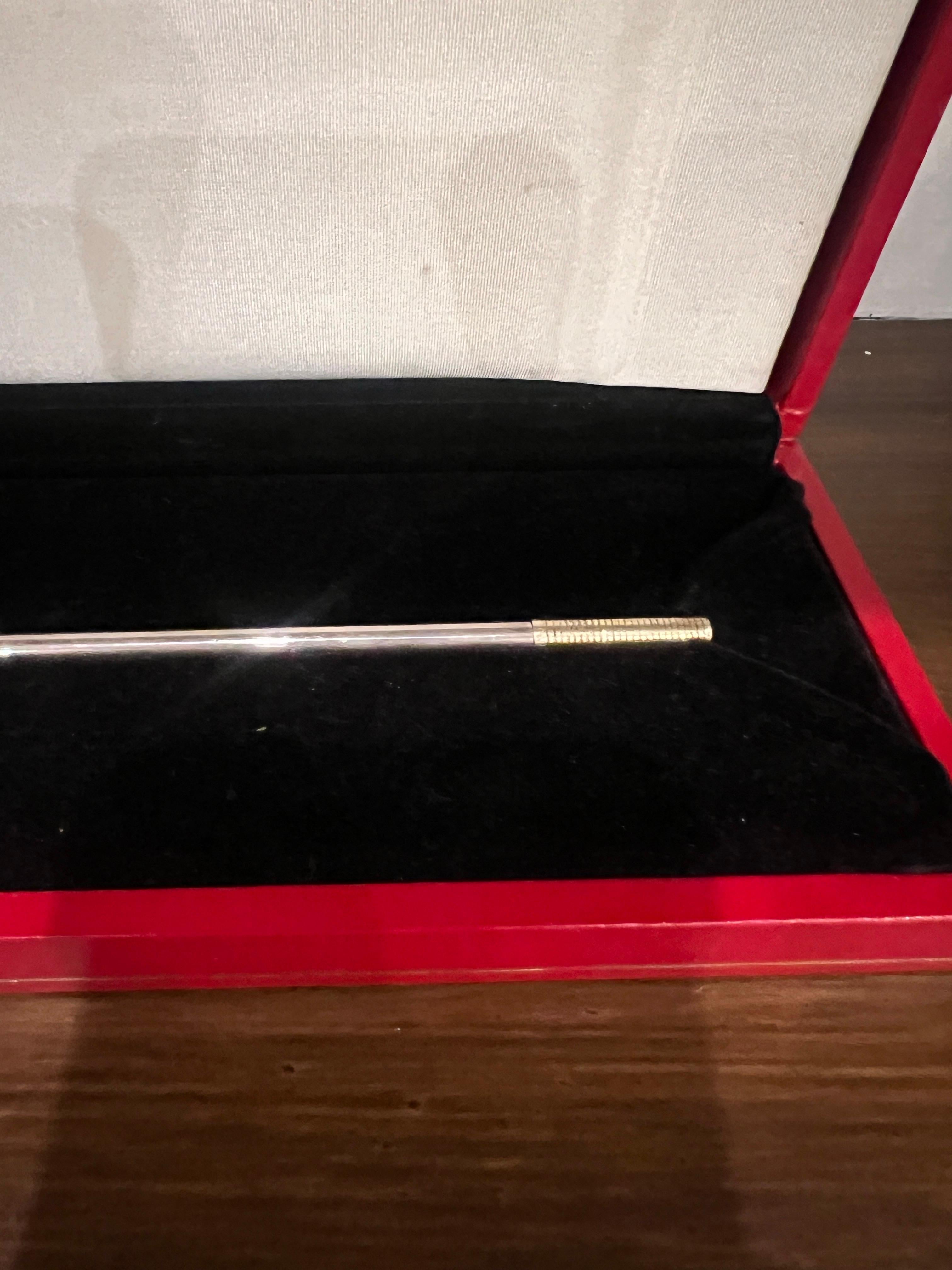 Fine XX secolo Raro Shakers da golf in oro 14K e argento sterling di Cartier del 1970 in vendita