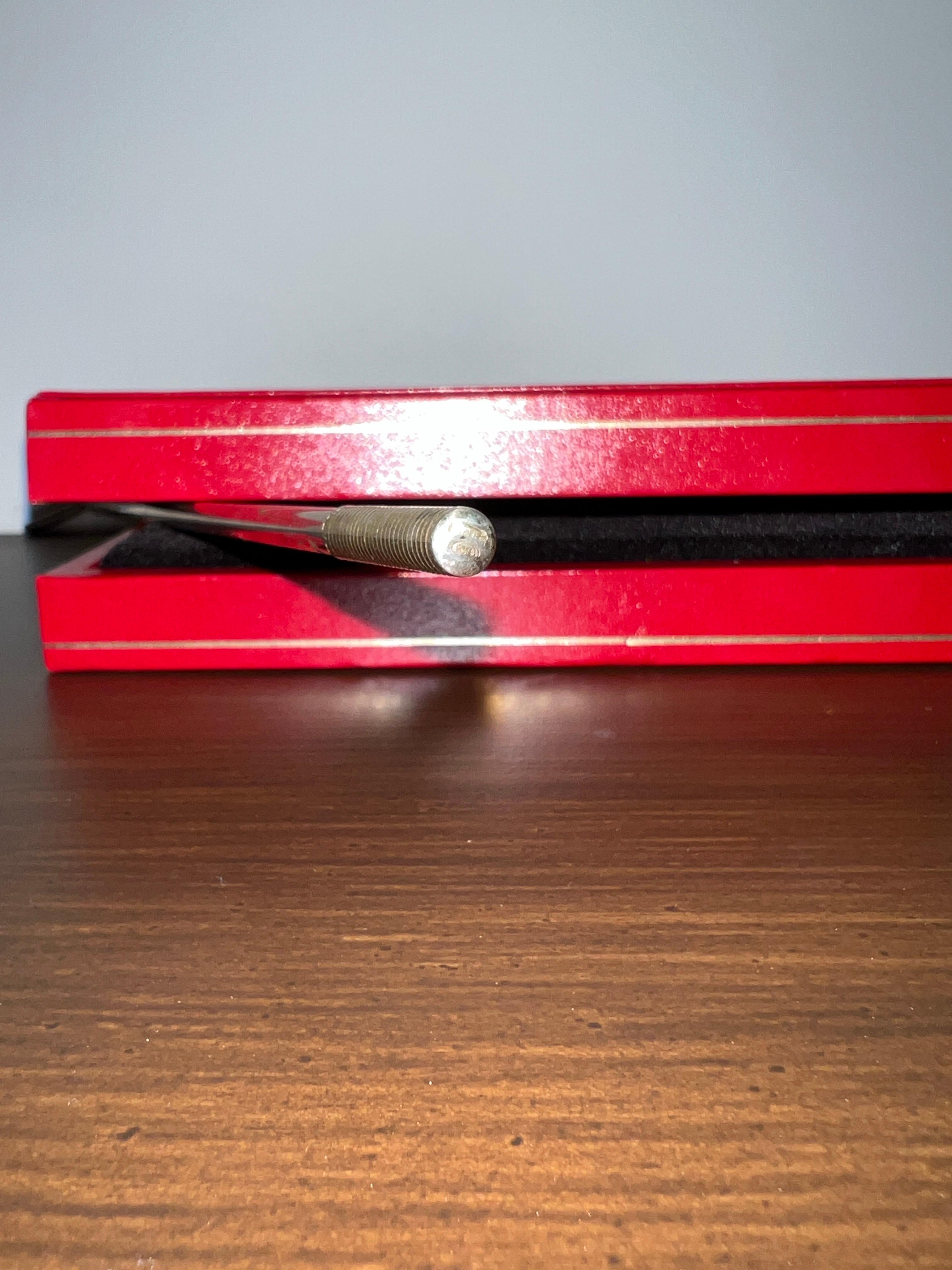 Oro Raro Shakers da golf in oro 14K e argento sterling di Cartier del 1970 in vendita