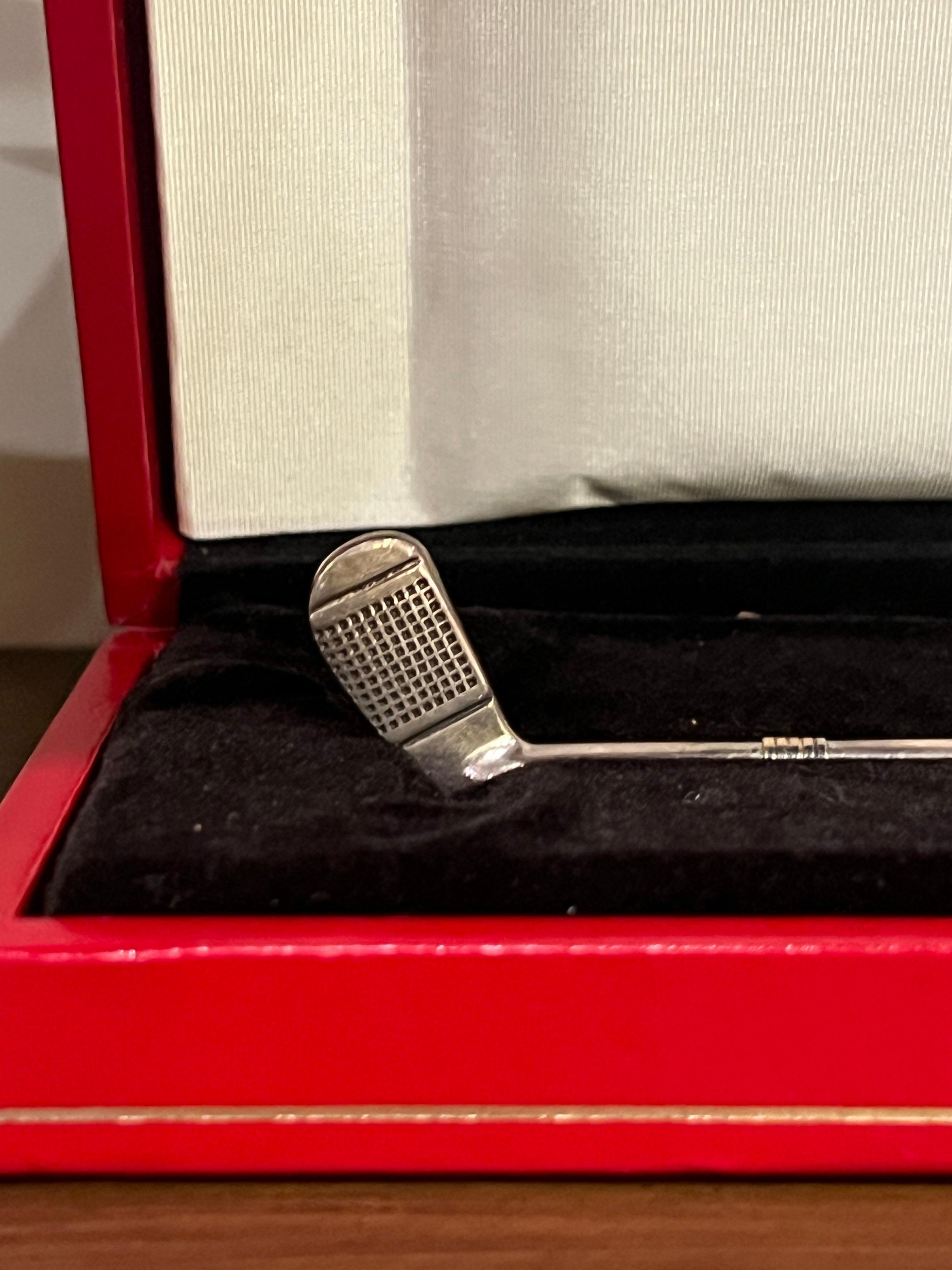 Raro Shakers da golf in oro 14K e argento sterling di Cartier del 1970 in vendita 4