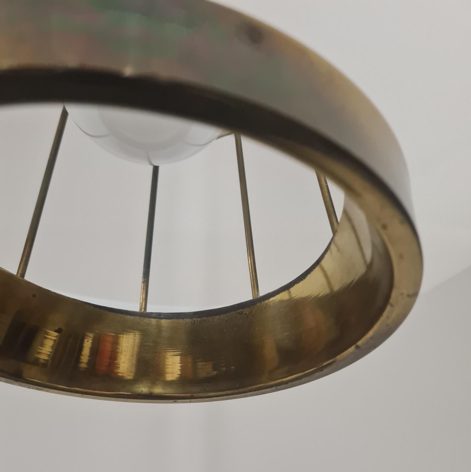 Mid-20th Century Rare Itsu Ceiling Lamp Model AE 45/40, 1950s For Sale