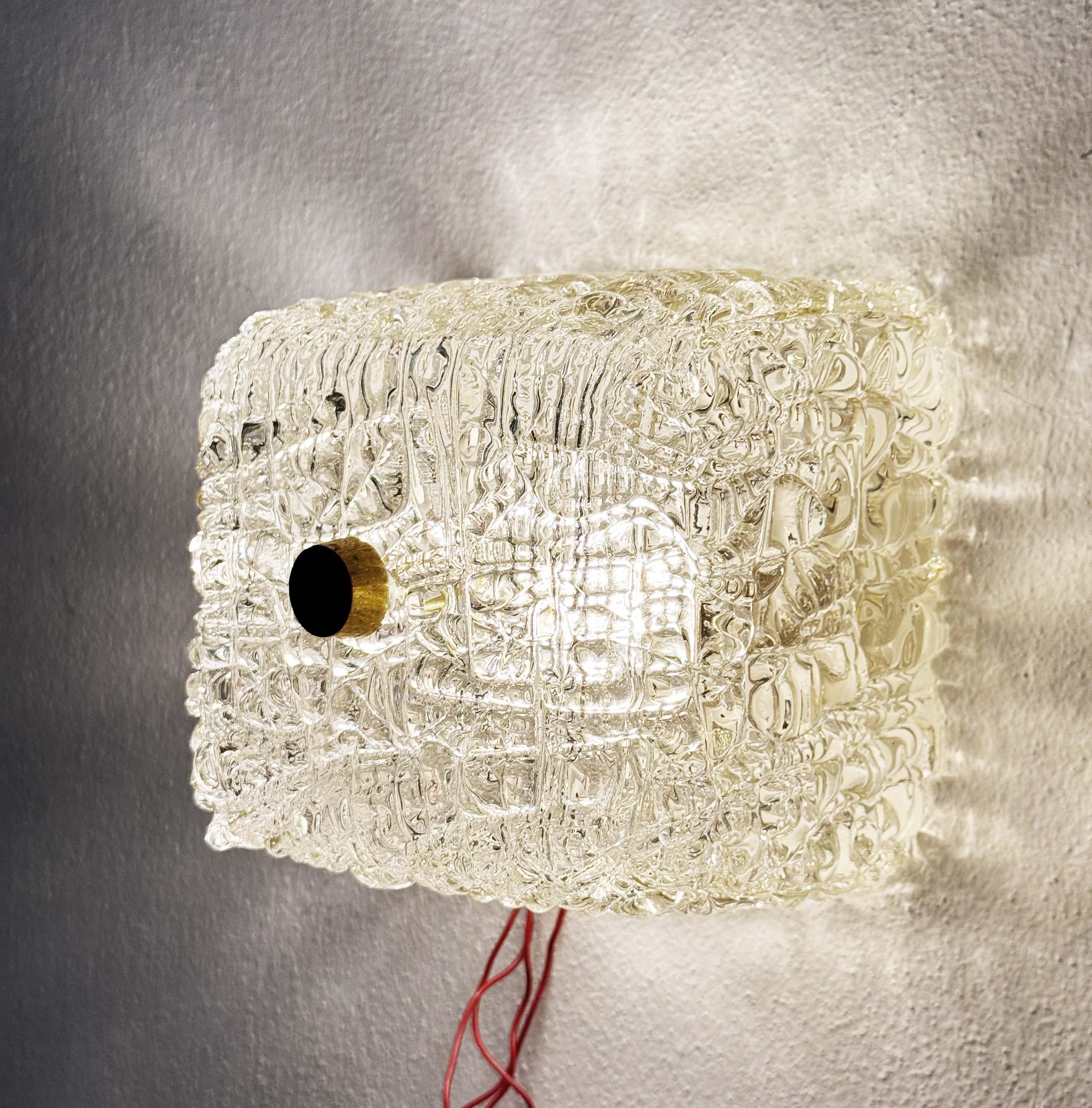 Rare lampe affleurante ou murale J.T. Kalmar Bonn en vente 6