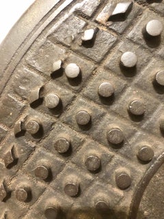 Rare J. W. Fiske Cast Iron 19th Century NYC Coal Chute Manhole