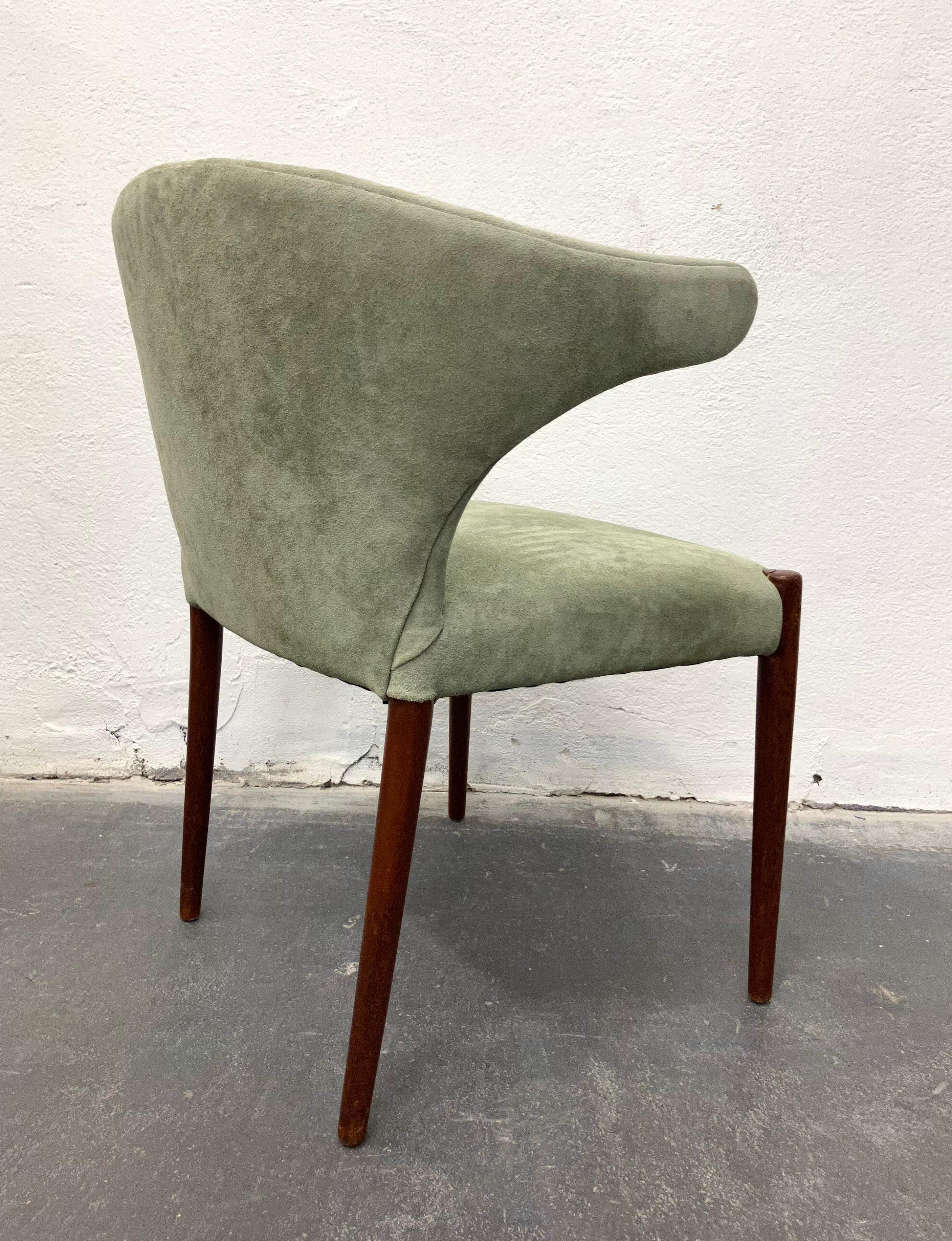 Suede Rare Jacob Kjaer 'B47' Arm Chair For Sale