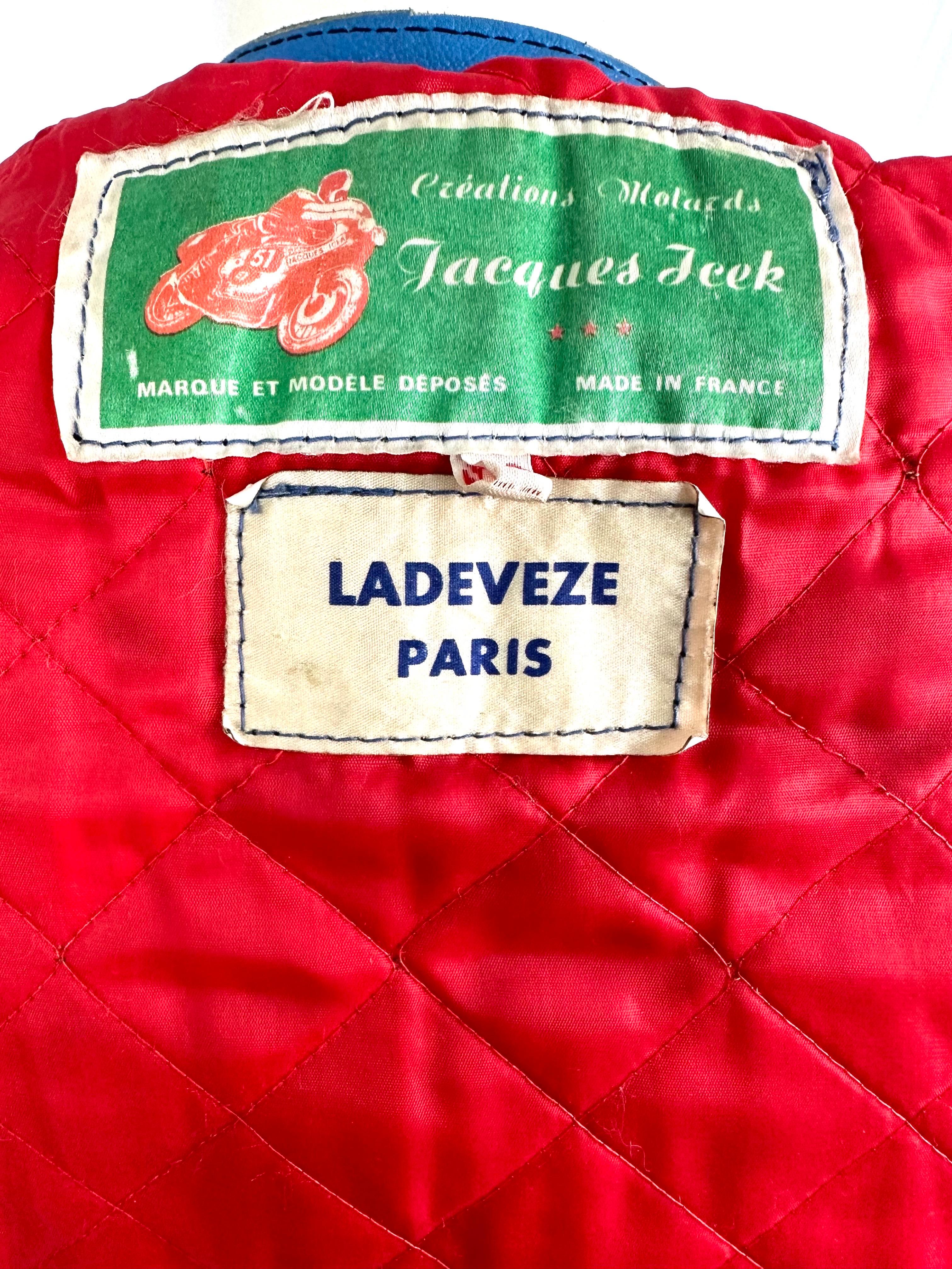 Jacques Icek - Rare veste en cuir de motard des années 70 en vente 7