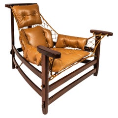 Rare 'Jangada' Lounge Chair by Jean Gillon for Wood Art, Brazil, c. 1960s