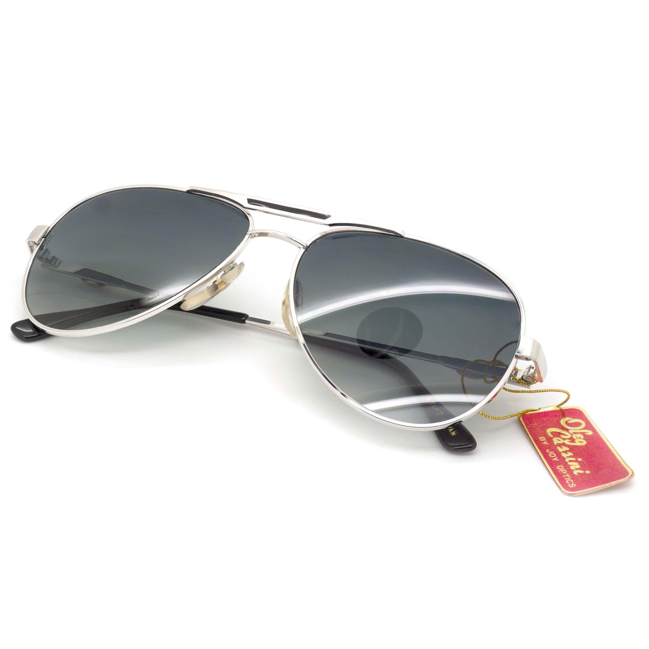 Rare Japan Oleg Cassini vintage sunglasses In New Condition For Sale In Santa Clarita, CA