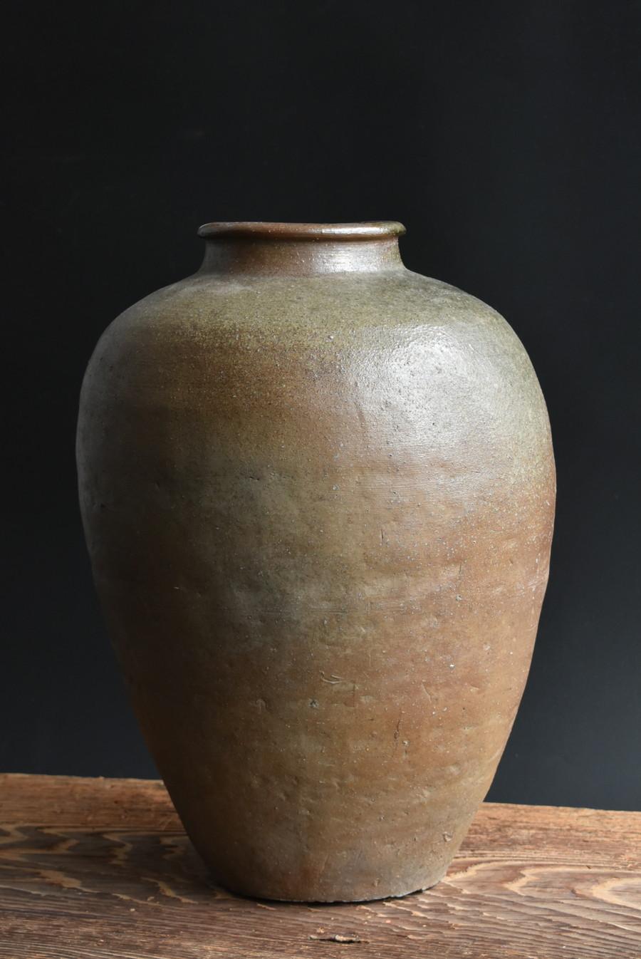 Rare Japanese Antique Pottery Large Jar 