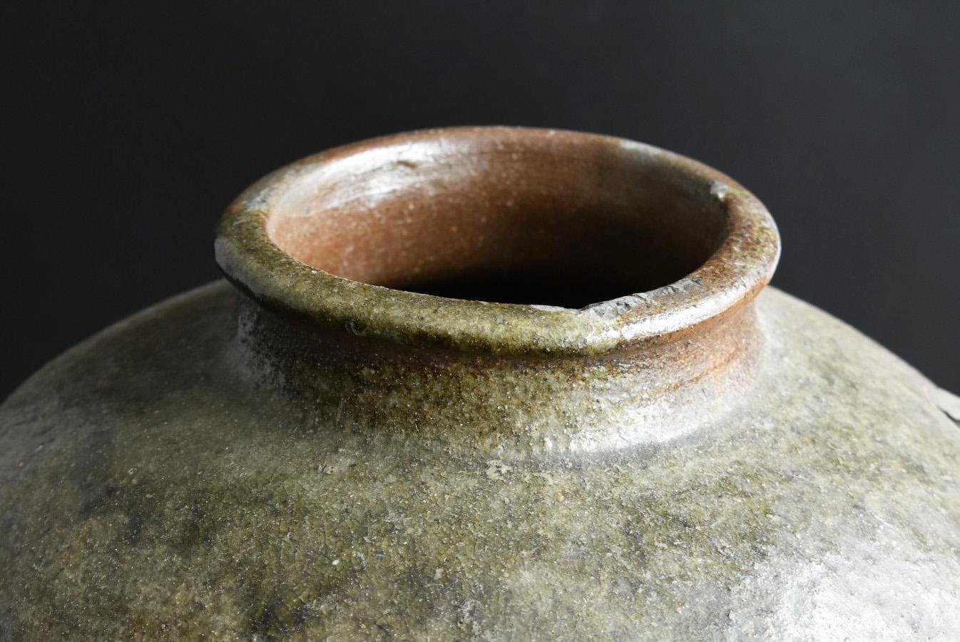 Rare Japanese Antique Pottery Large Jar 