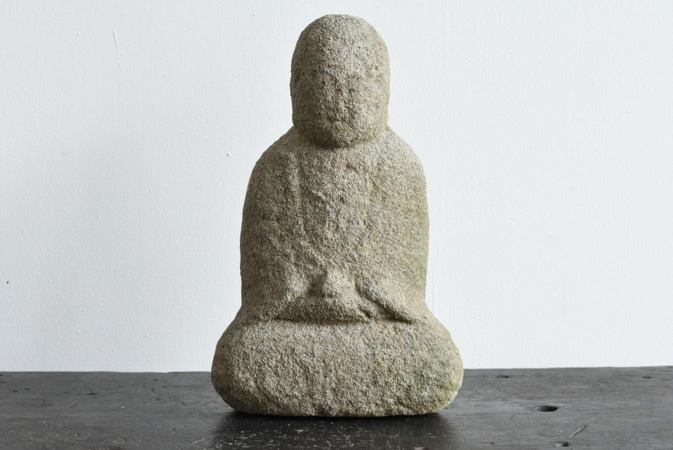 Rare Japanese Antique Stone Buddha/Jizo Bodhisattva/Edo Period/1750-1868/No.2 6