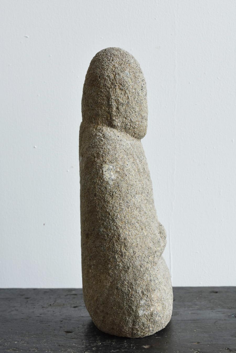 18th Century Rare Japanese Antique Stone Buddha/Jizo Bodhisattva/Edo Period/1750-1868/No.2