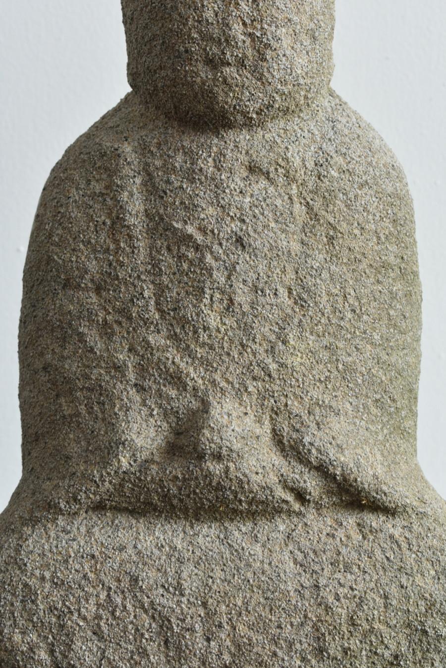 Rare Japanese Antique Stone Buddha/Jizo Bodhisattva/Edo Period/1750-1868/No.2 2