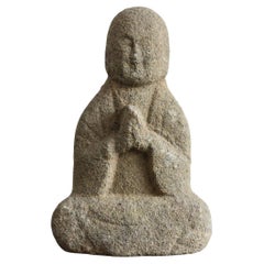 Rare Japanese Antique Stone Buddha/Jizo Bodhisattva/Edo Period/1750-1868/No.3
