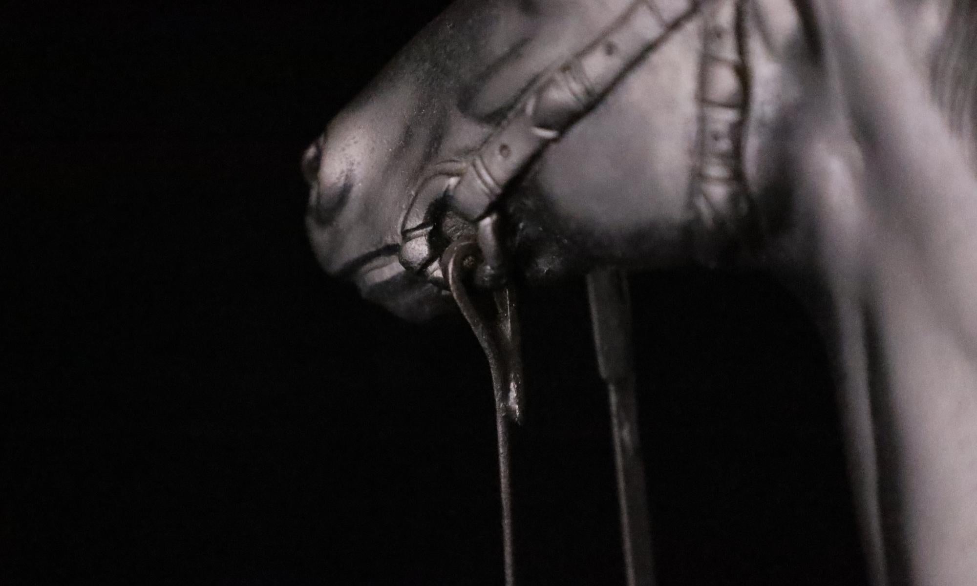 Rara scultura di cavallo giapponese in bronzo di Ishizaki Shūhō - Arte tradizionale in vendita 4