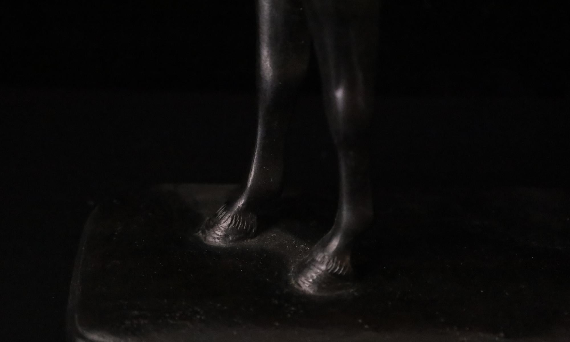XX secolo Rara scultura di cavallo giapponese in bronzo di Ishizaki Shūhō - Arte tradizionale in vendita
