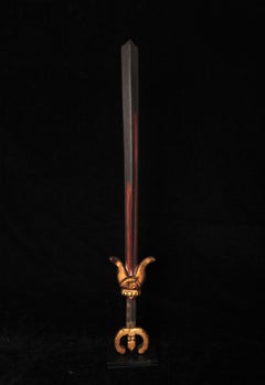 Rare Japanese Buddhist Kurikara Ken (Dragon Sword of Fudō Myōō), Edo Period, 18