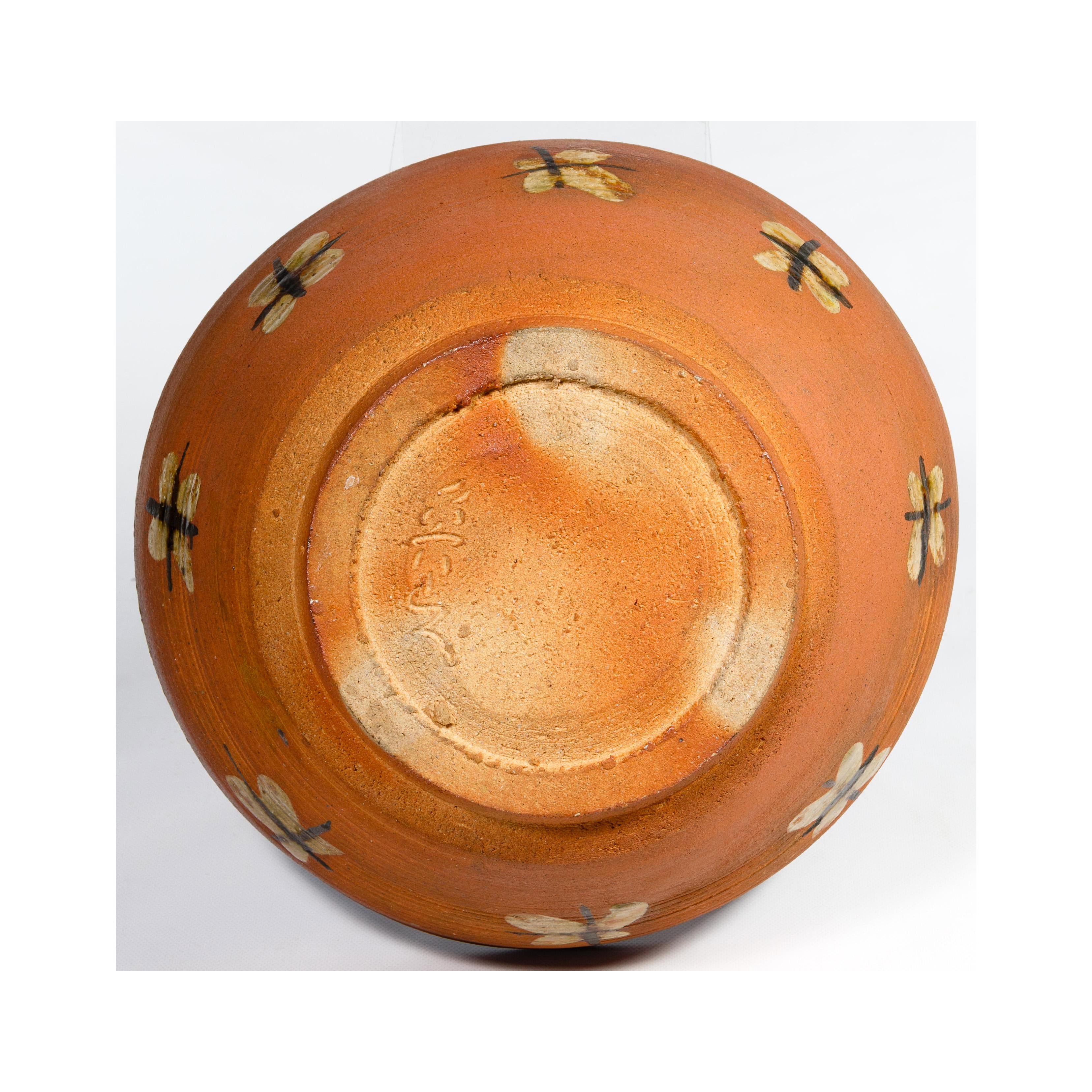 Modern Rare Japanese Ceramic Bowl by Kitaoji Rosanjin