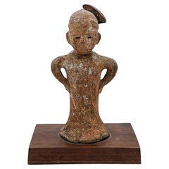 Rare Japanese Complete Figure of an Aristocratic Woman Haniwa, 6th Century AD