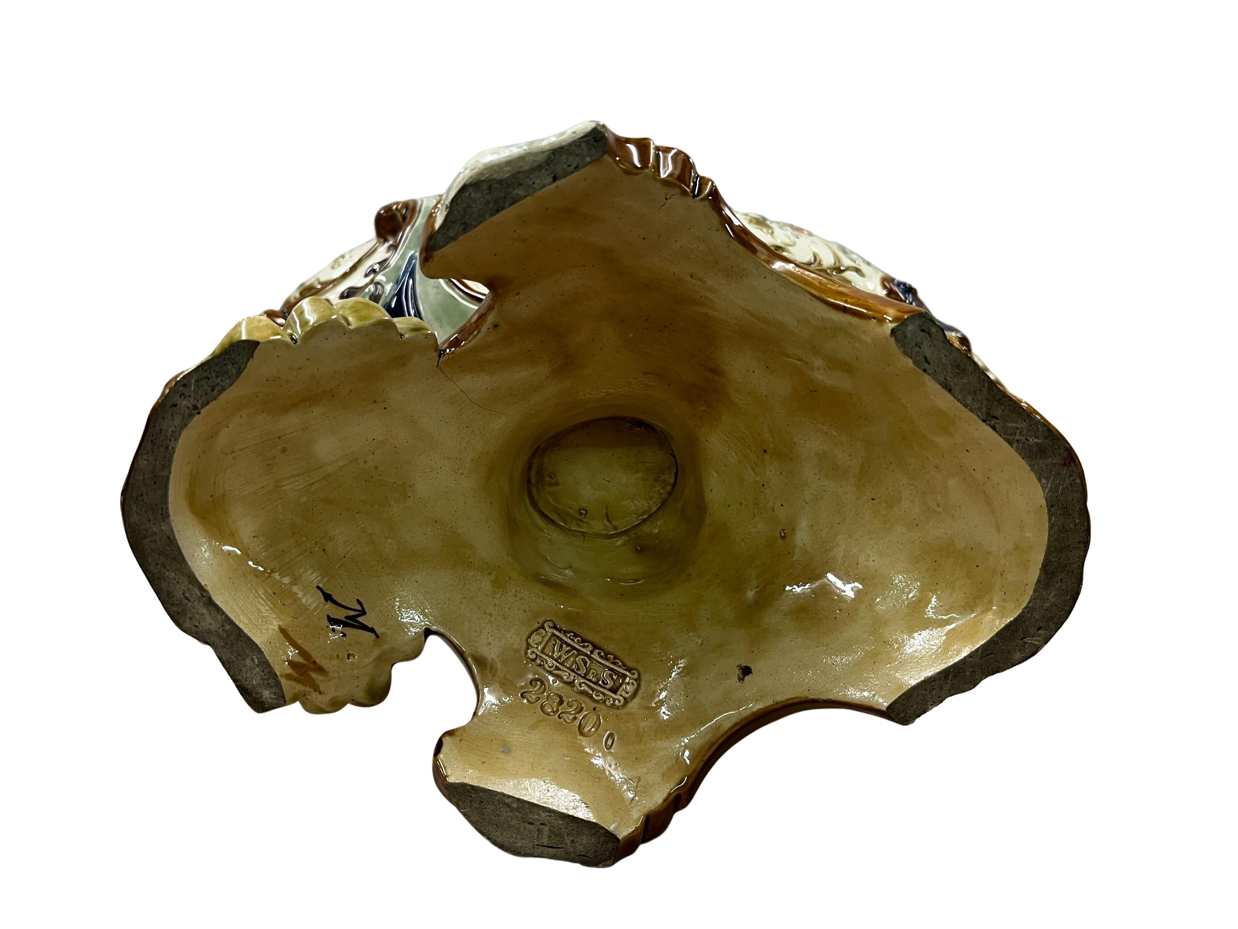 Rare Jardiniere, Centrepiece, Flower pot, Wilhelm Schiller & Sons, 1880, Bohemia 1