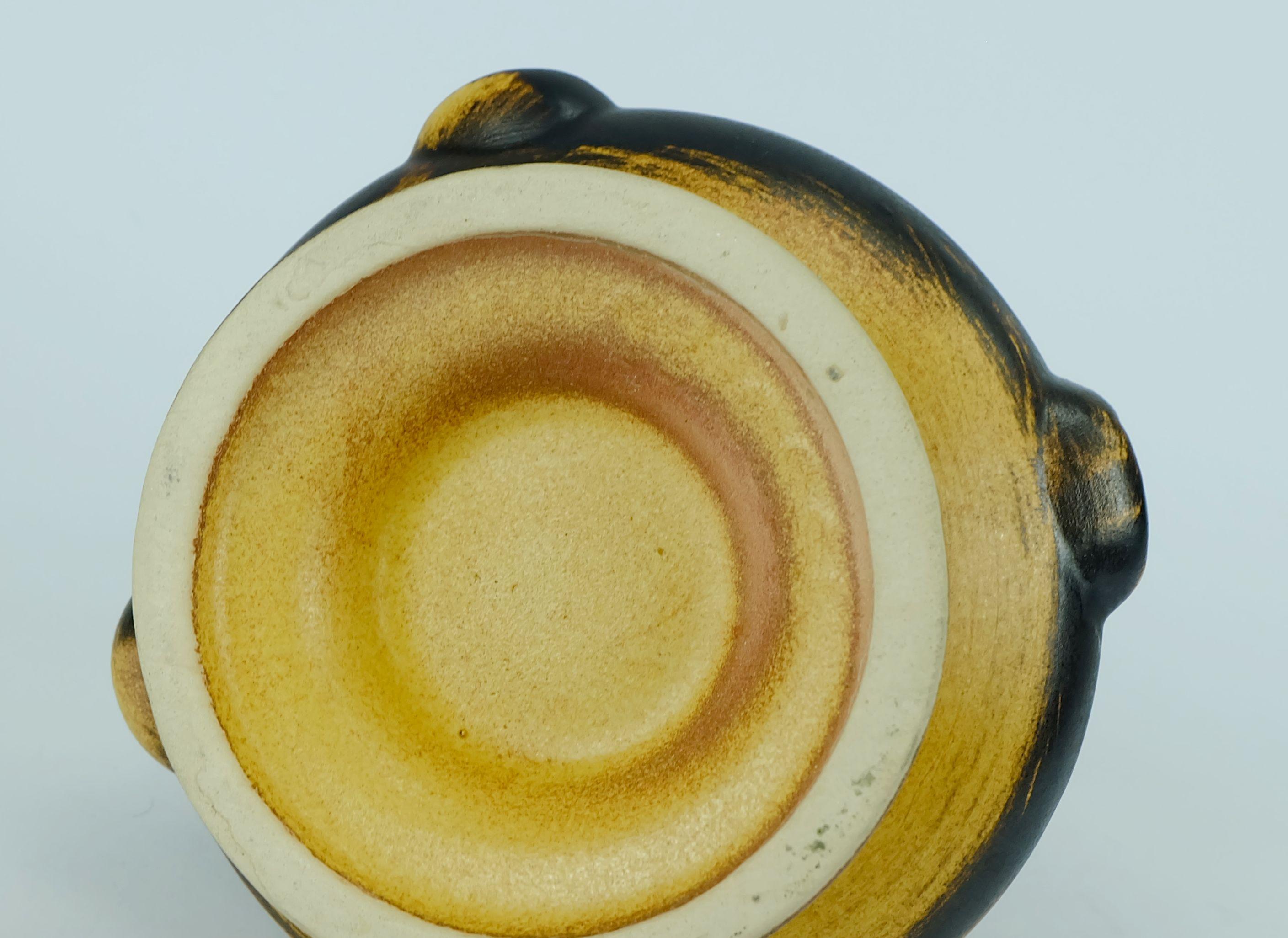 raro vaso a doppio manico Jasba della metà del secolo, modello 1350/25, di forma eccezionale in vendita 3