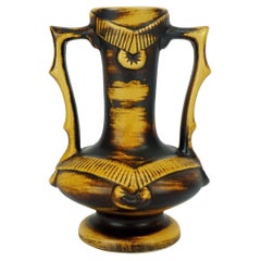 Seltener doppelter Jasba-Doppelgriff aus der Mitte des Jahrhunderts VASE Modell 1350/25 mit herausragender Form
