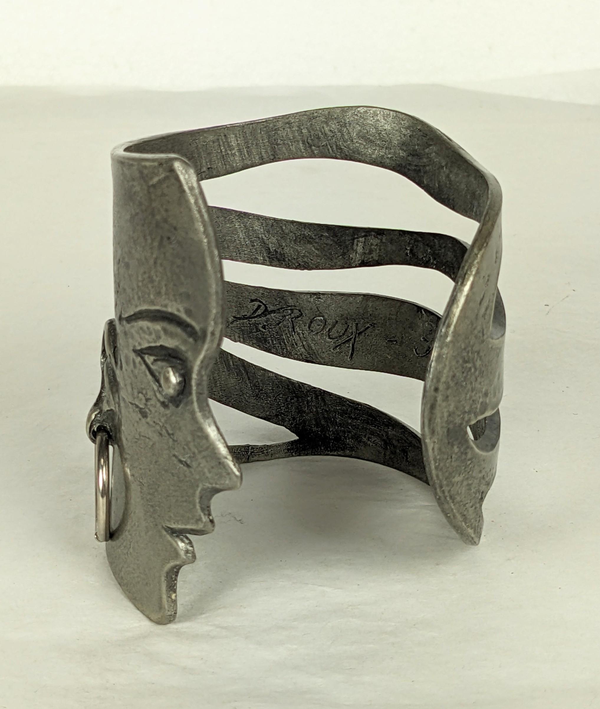 Rare Jean Charles de Castelbajac Figural Cuff  In Excellent Condition For Sale In New York, NY