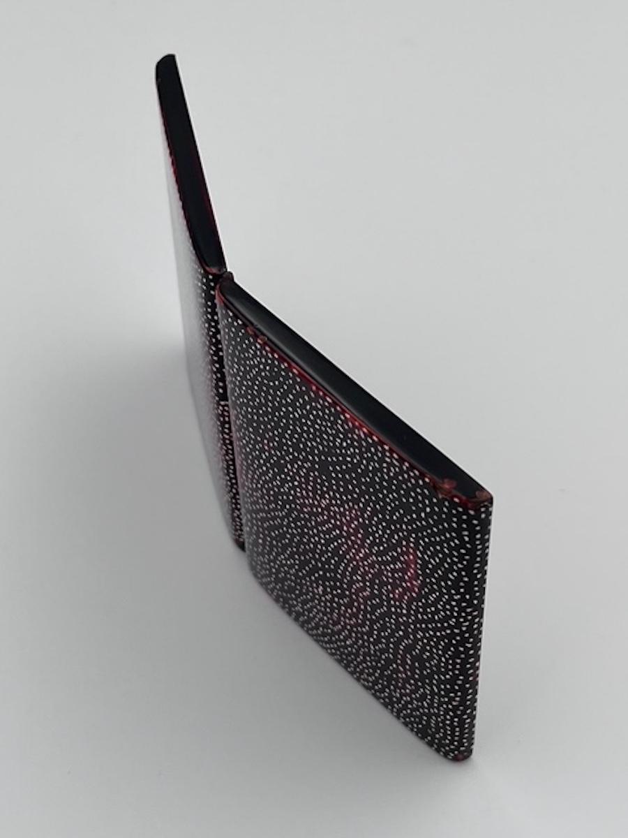 Rare Jean Dunand Art Deco Cigarette Case, Circa 1930 – Bronze & Eggshell Lacquer For Sale 4