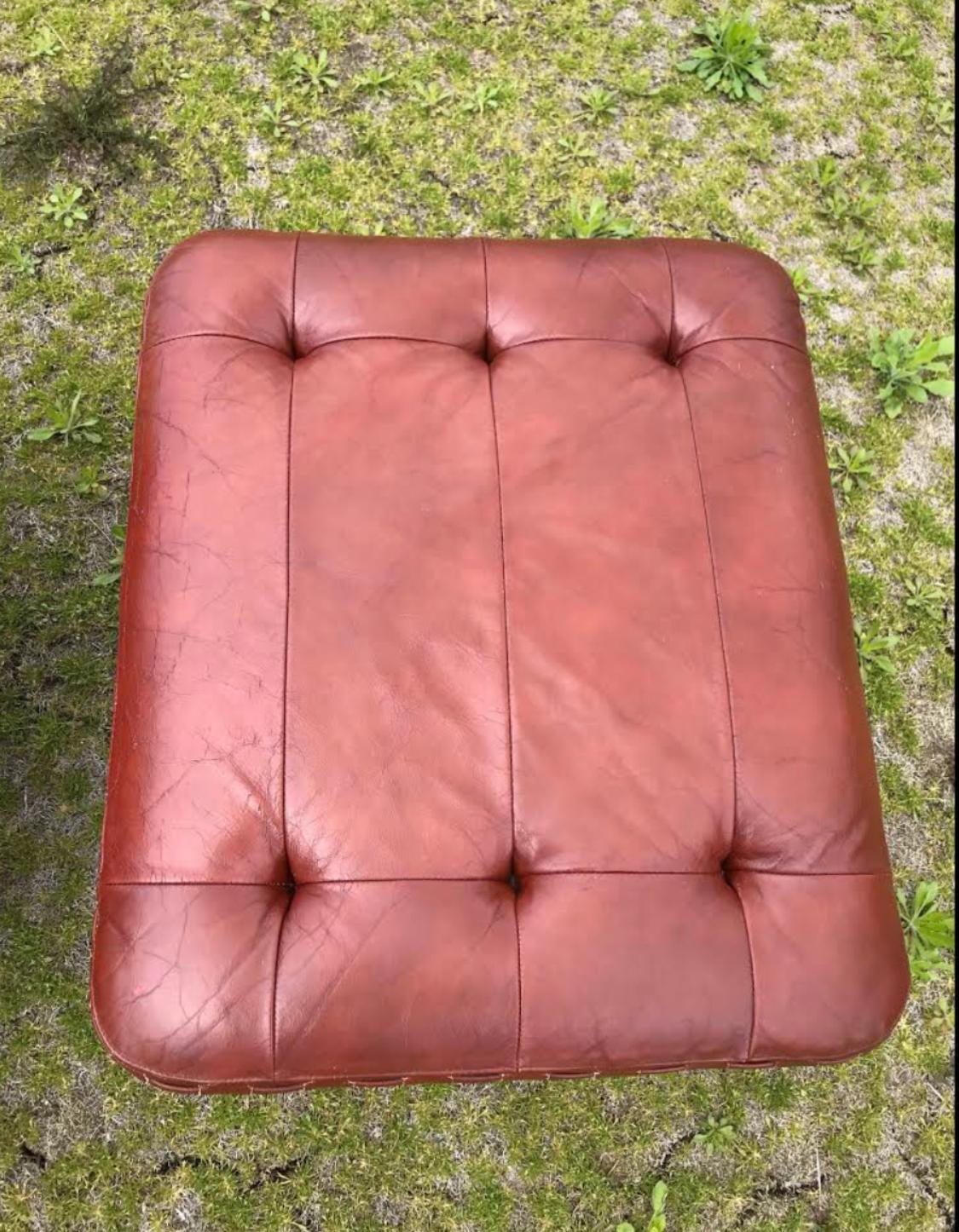 Mid-Century Modern Rare Jean Gillon Rosewood Leather Lounge Chair Ottoman Probel Brazilian