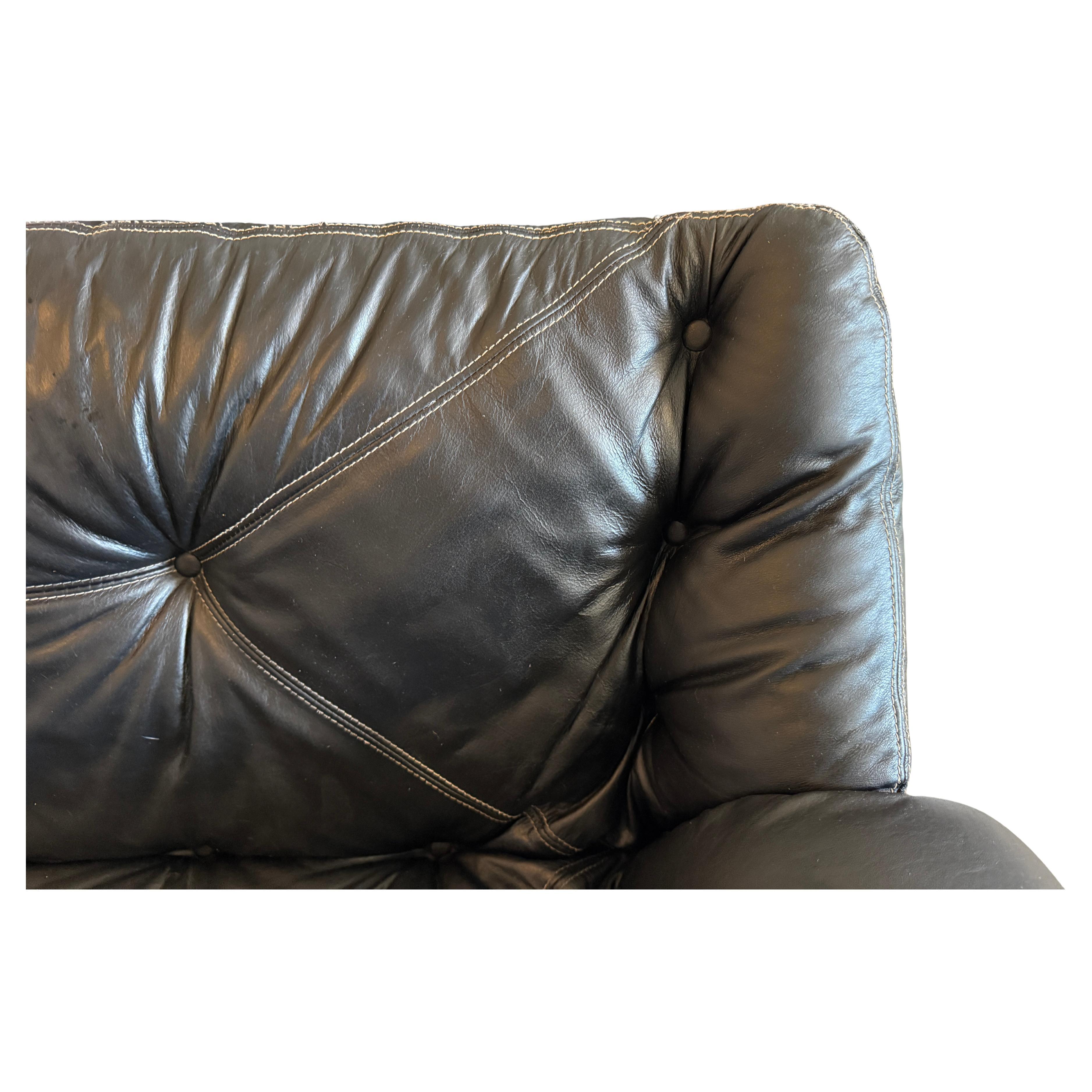 Rare Jean Gillon Tijuca Cuir Sling Sofa Exotic Hardwood Rope Hammock Brazil en vente 4