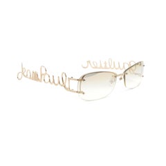RARE Jean Paul Gaultier Cursive Logo Sunglasses