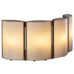 Seltene Klapplampe „Éventail“ von Jean-Pierre Vitrac für Verre Lumière