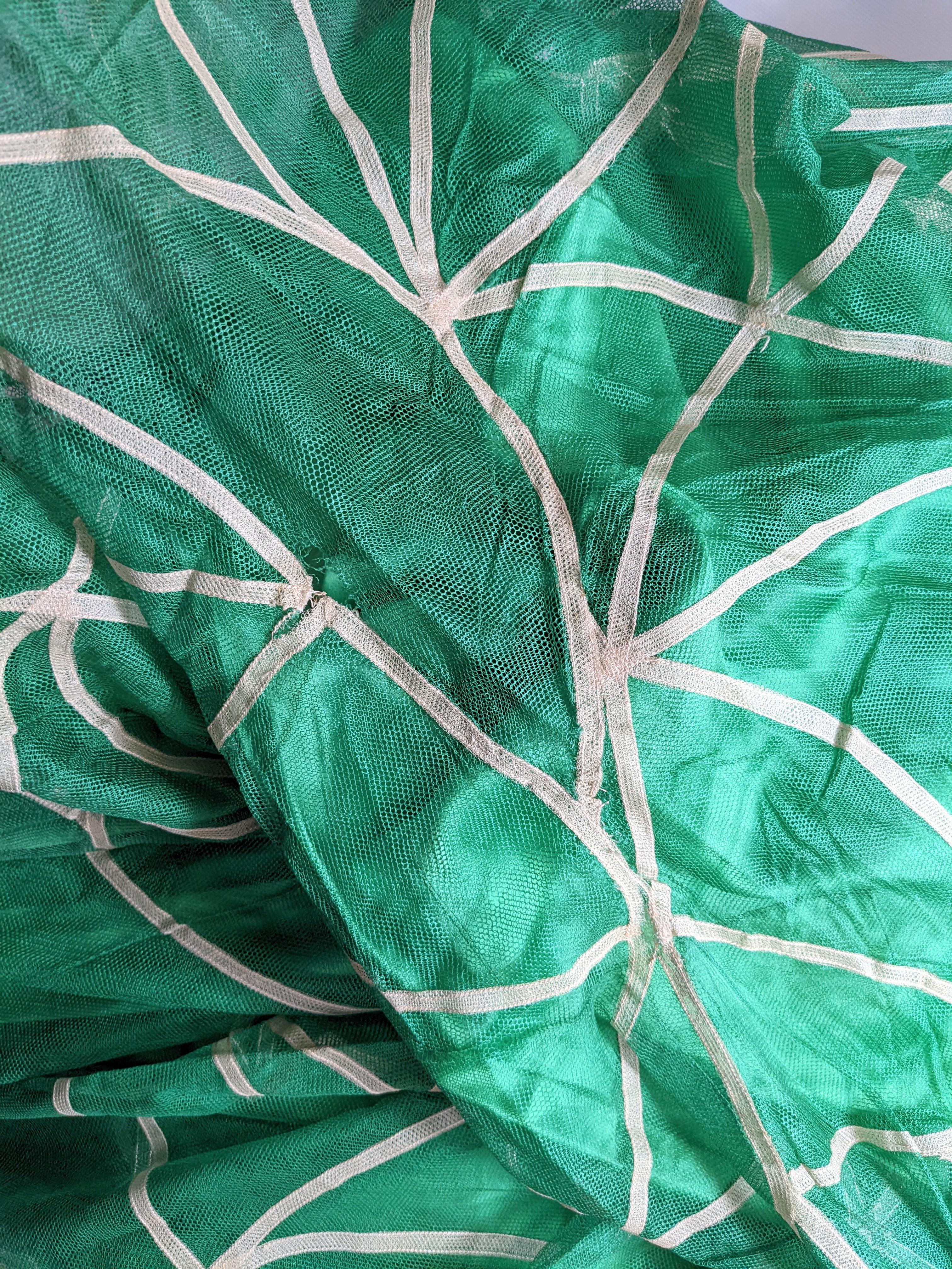 Rare Jeanne Lanvin Art Deco Tulle Gown For Sale 7