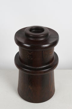 Rara Cubitera moderna danesa de madera de wengué Jens H. Quistgaard Dansk Dinamarca, años 60