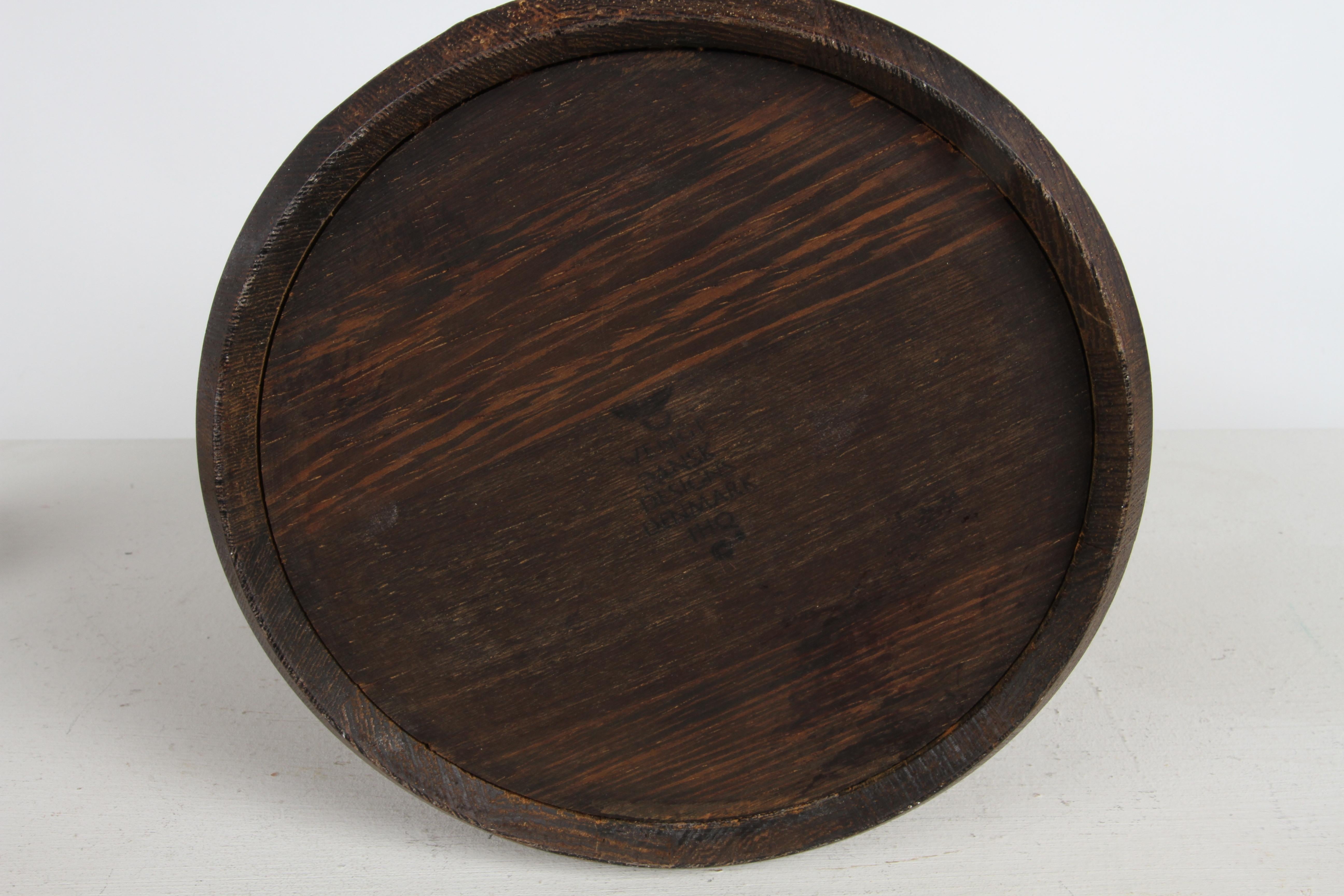 Rara Cubitera moderna danesa de madera de wengué Jens H. Quistgaard Dansk Dinamarca, años 60 en venta 2