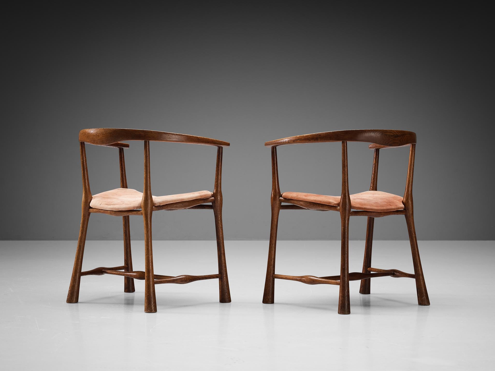 Raro conjunto de cuatro sillas de comedor Jens Harald Quistgaard para Nissen Langå  Escandinavo moderno en venta