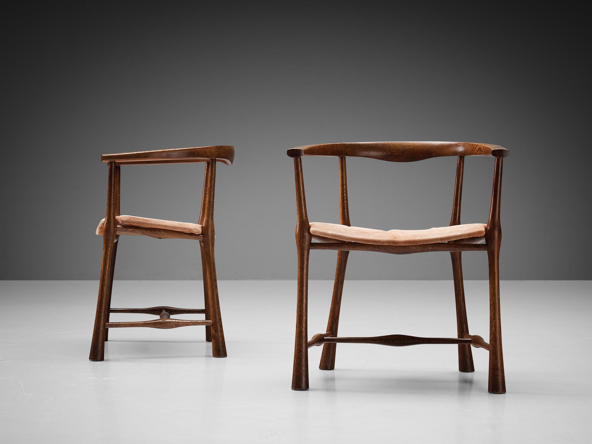 Raro conjunto de cuatro sillas de comedor Jens Harald Quistgaard para Nissen Langå  en venta 2
